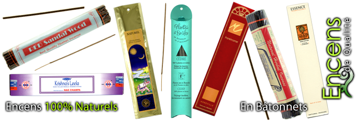 Encens batonnet épais,naturels, de tradition, TOP qualité àpd 5€ pour  ambiance, purification, rituel. Tous